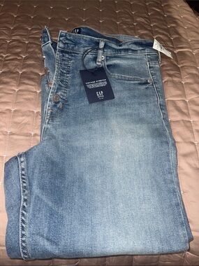 GAP High-Rise Light Blue Vintage Stretch Jeans